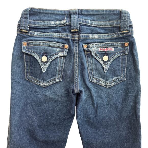 VTG Hudson Jeans Women's 28L Blue Vintage Bootcut Low rise Y2K 90s Made in USA - Picture 11 of 14